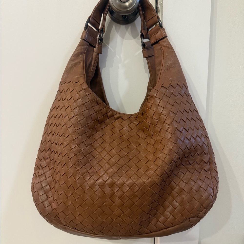 Bottega Veneta Brown Leather Hobo Bag